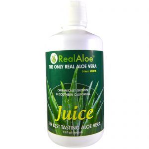 Real Aloe Vera Juice 960 ml.