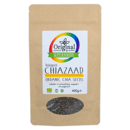 Chiazaad biologisch zwart 400 gram - Original Superfoods
