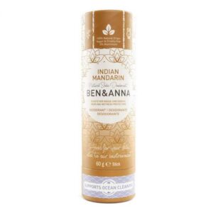 Deodorant Stick Indian Mandarin - Paper Tube - Ben & Anna