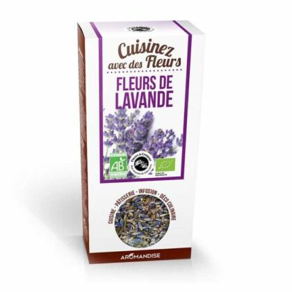 Paarse eetbare bloemen - lavendel Aromandise