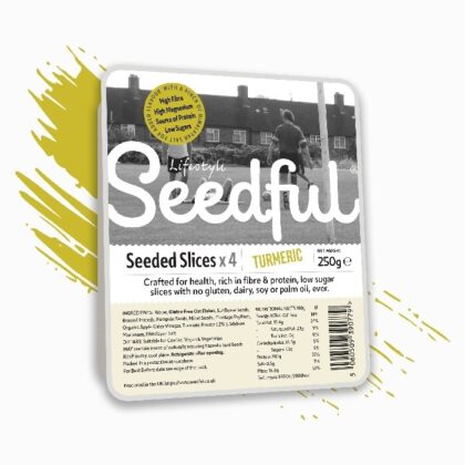 Living Seedful Bread Slices with Turmeric 250 Gram