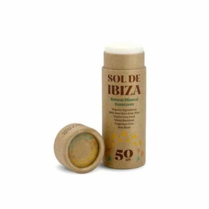 Natuurlijke zonnecrème SPF 50 stick 40 gram bio - Sol de Ibiza