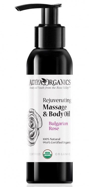 Body en massage olie verjongend – Bulgaarse Roos - 125 ml.
