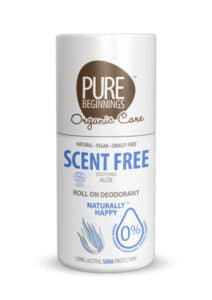 Deodorant roller -Scent Free Soothing Aloe - 75ml - Pure Beginnings