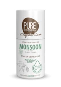 Deodorant roller - Monsoon - Relaxing Ylang Ylang - 75ml Pure Beginnings