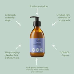 Bodylotion herbal - Bringer of peace - glazen fles - Fushi