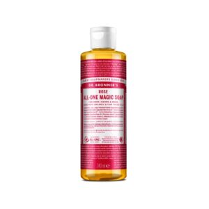 Biologische vloeibare zeep - Dr. Bronner Rose 240 ml.