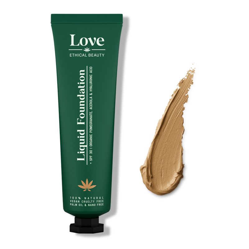 Natural Liquid Foundation SPF30 - Beige - Love Ethical Beauty