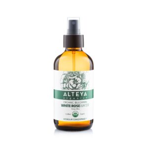 Biologisch Bulgaars Witte Rozenwater Rose Alba Amber Glass Bottle 240 ml spray - Alteya