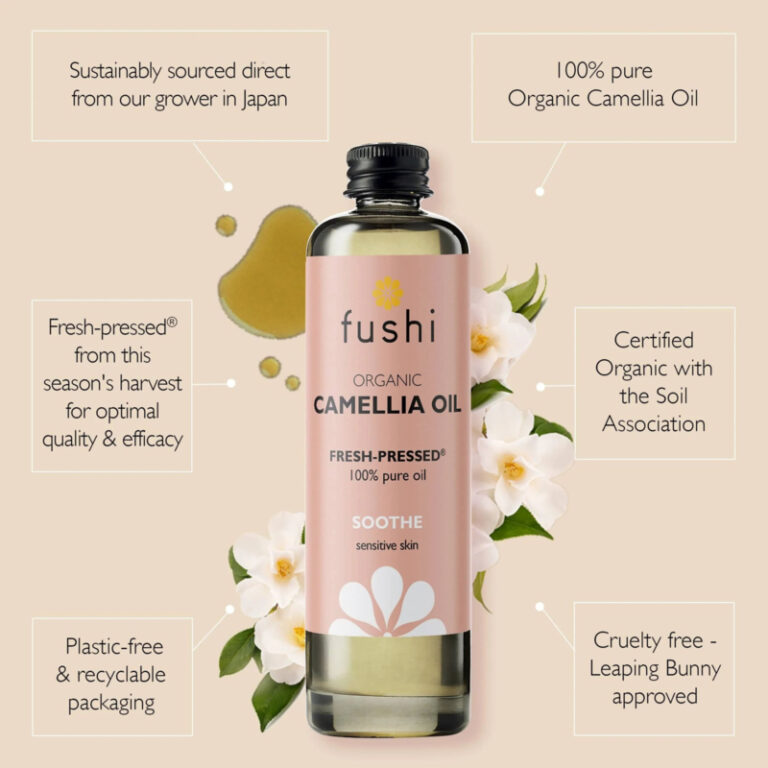 Fushi Raspberry Oil Camellia Oil Japanese, Organic 100 ml - Fushi - Rauw Naakt en Gezond