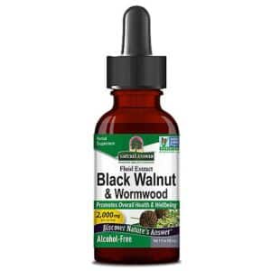 Zwarte Walnoot en Wormwood Extract - Alcoholvrij Natures Answer 30 ml.