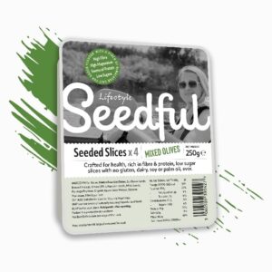 Living Seedful Bread Slices Green Olives 250 Gram