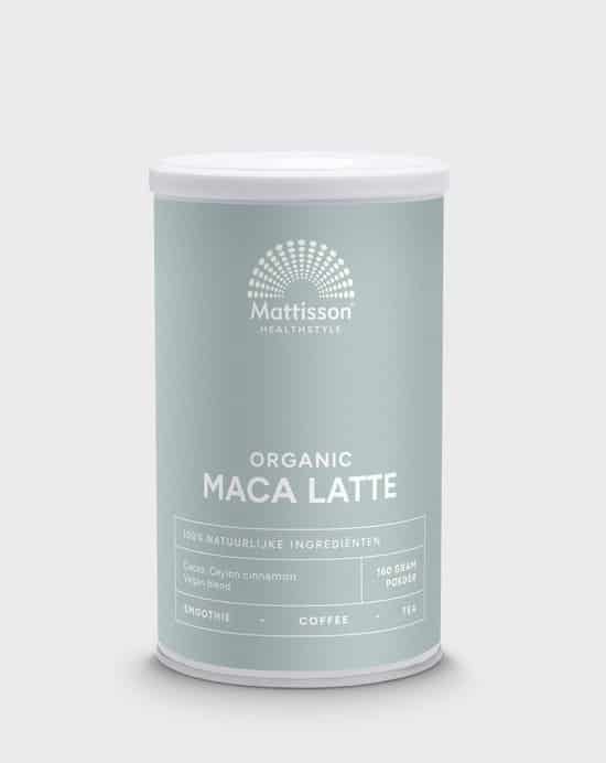 Biologische Maca Latte - Cacao en Ceylon kaneel - 160 gram